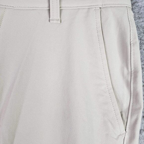 Under Armour UA Golf Pants Mens Size 32x30 White Flat Front Performance - Picture 6 of 11